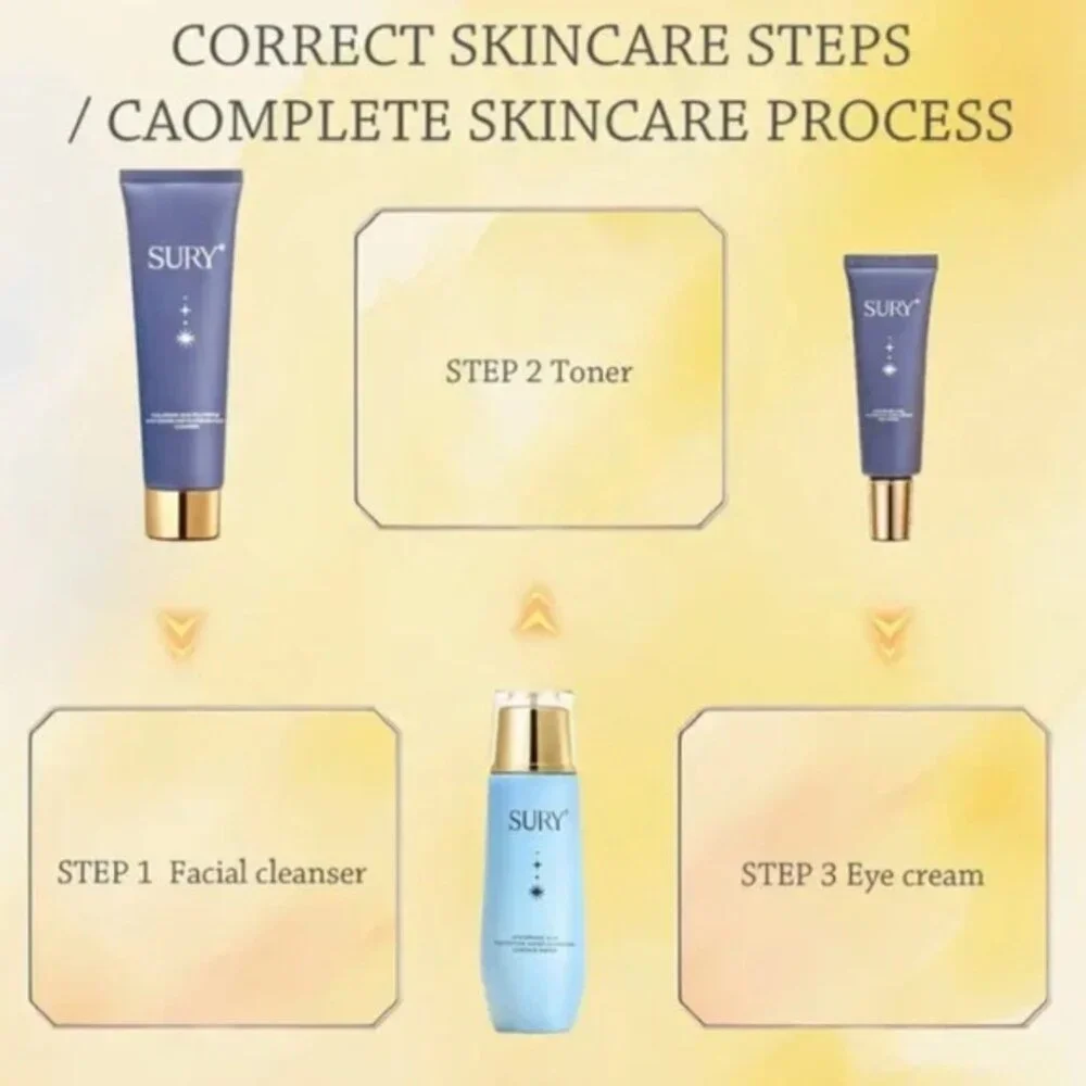 SURY Dream 6-Piece Hydrating Skincare Gift Set Light Beige New